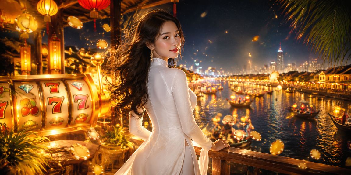 Giao diện casino trực tuyến Việt Nam với đồ họa sặc sỡ và bảng kèo hiển thị trên màn hình